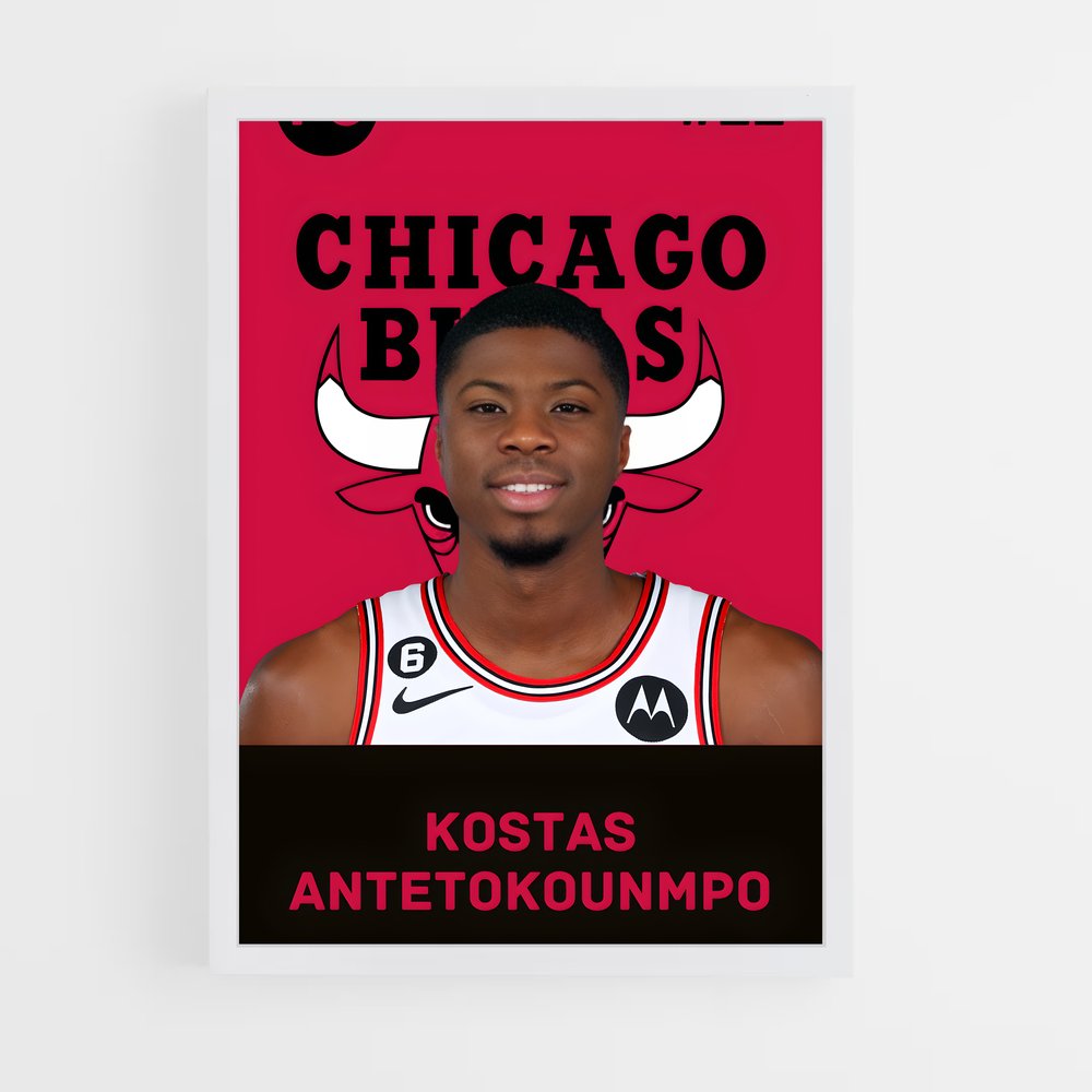 Poster Bulls en Force – affiche Basketball (vue 3)